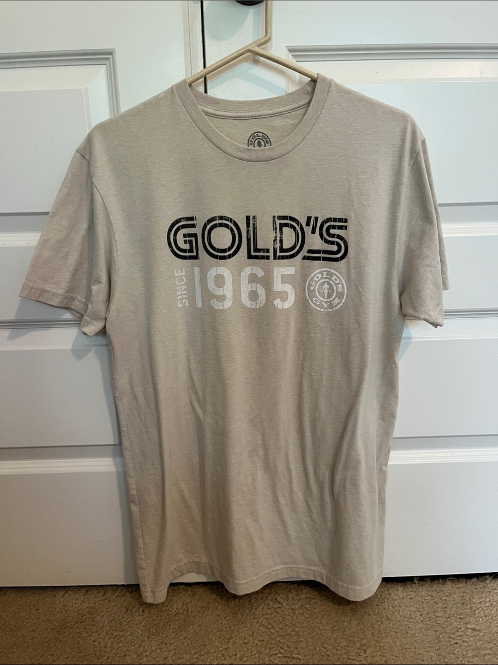 Vintage Gold's 1965 Short Sleeve Tee in Beige